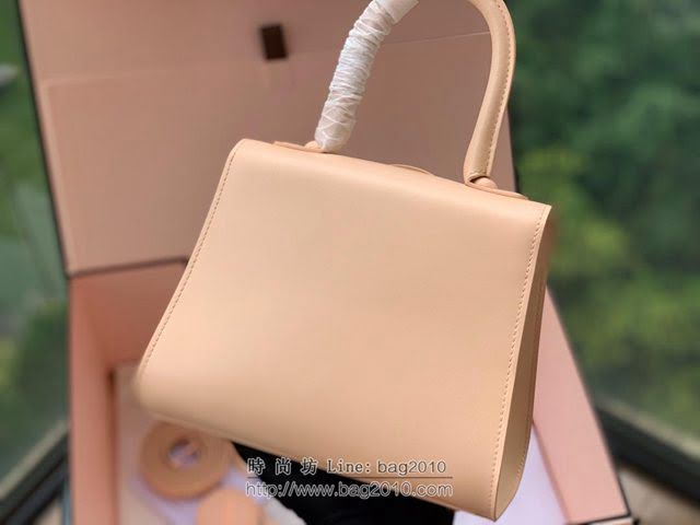 DELVAUX女包 Brillant手袋 德爾沃女手提包 Dv0020原版裸粉玫瑰金扣 比利時Delvaux單肩包  fcs1287